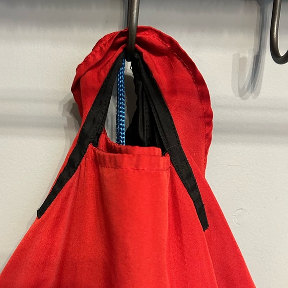 ONYA BAGS of Australia Red Nylon Shopping Bag with Emu Pocket - Picture 5 of 8